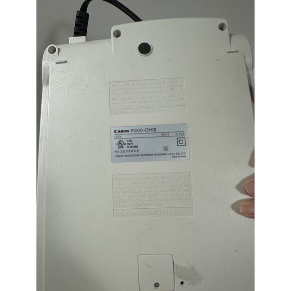 Canon P200-DHIII Scientific Calculator‎ Accounting - Tested & Working Great - Picture 7 of 7